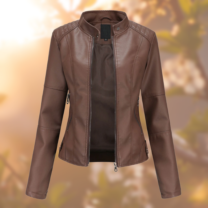 Kiara - Veste en Cuir Élégante
