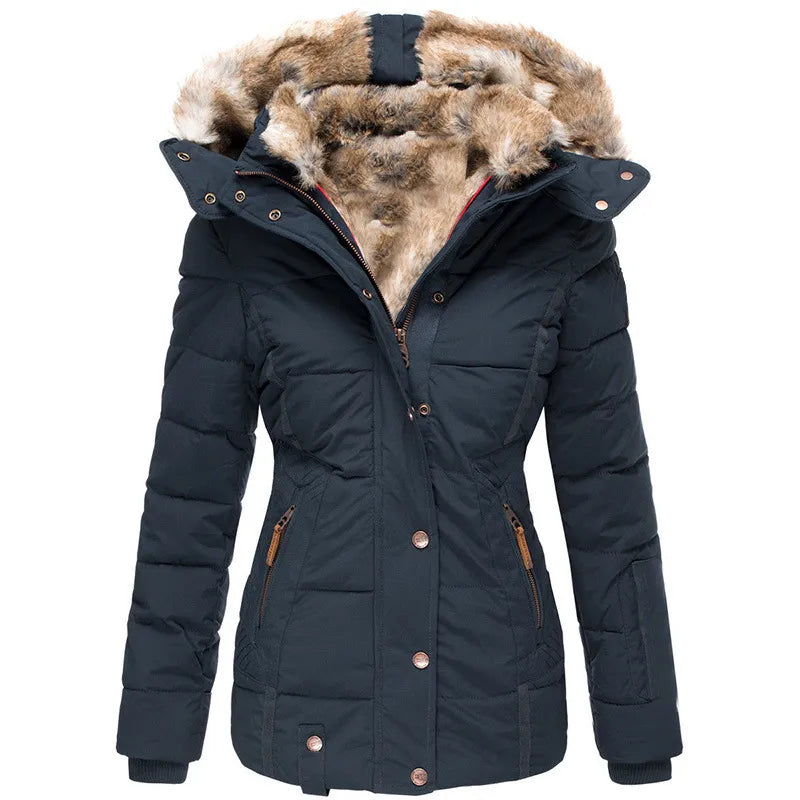 Aisa - Manteau d'Hiver en Fourrure