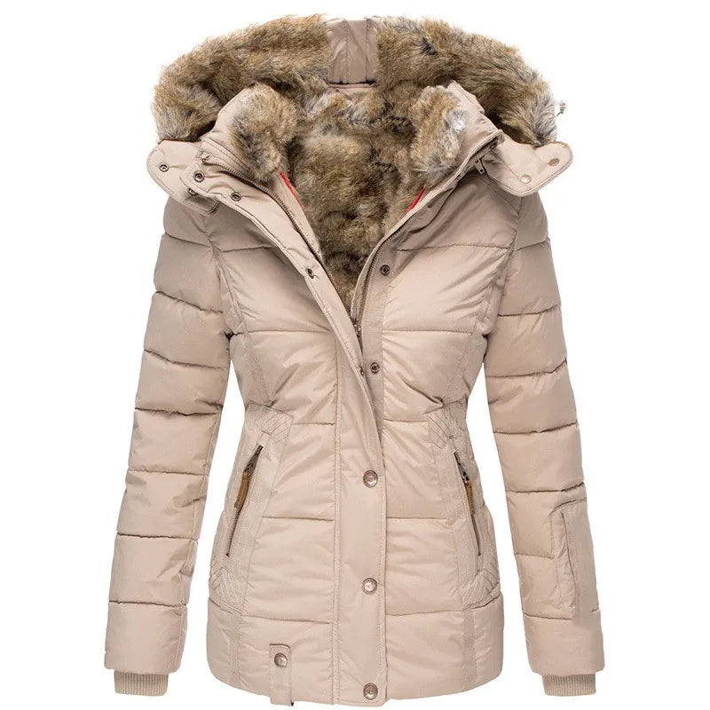 Aisa - Manteau d'Hiver en Fourrure