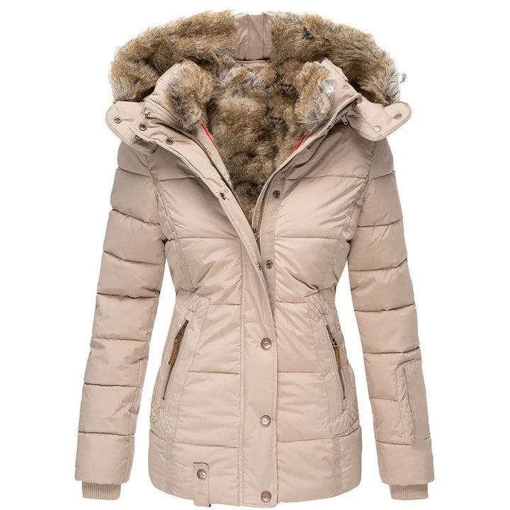 Aisa - Manteau d'Hiver en Fourrure