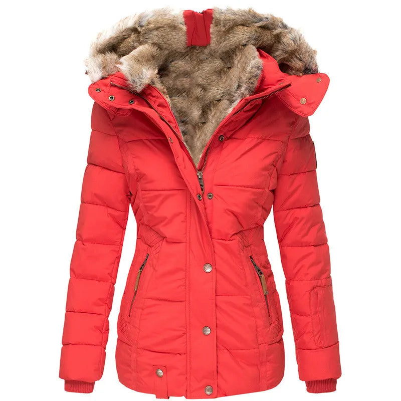 Aisa - Manteau d'Hiver en Fourrure