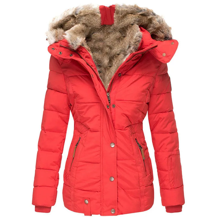 Aisa - Manteau d'Hiver en Fourrure