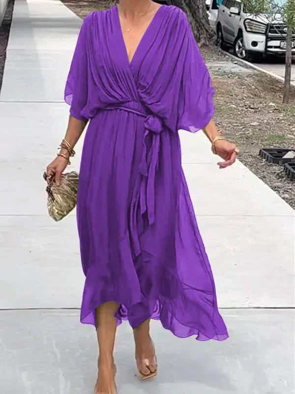 Monica™ | Robe Légère à Col en V