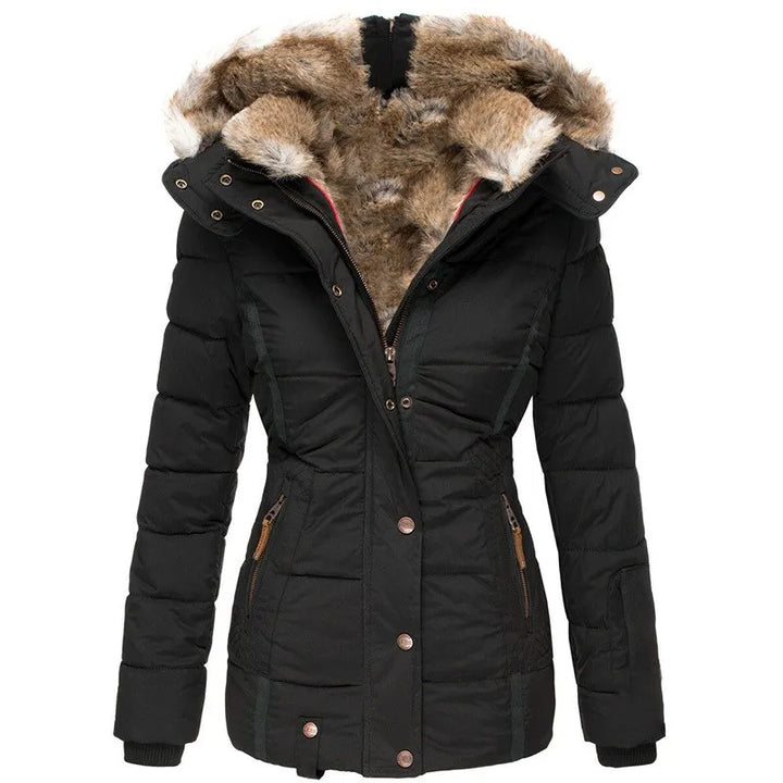 Aisa - Manteau d'Hiver en Fourrure