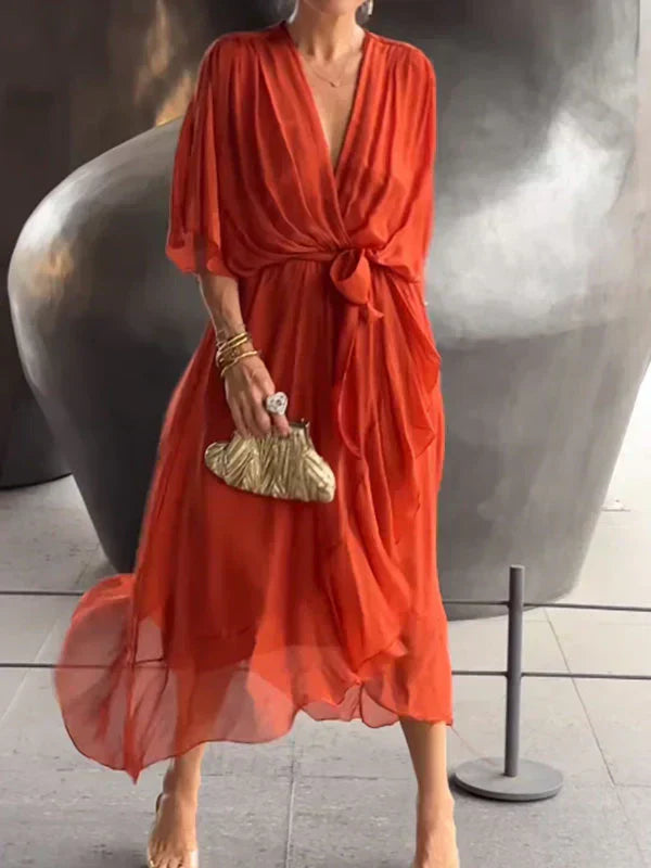 Monica™ | Robe Légère à Col en V